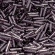 Miyuki Bugle 6mm Beads - Smoky amy silverlined BGL2-12